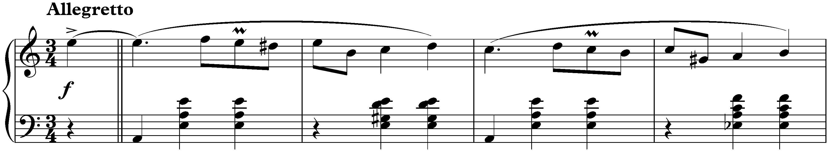Four Mazurkas, op. 67; 4. A minor