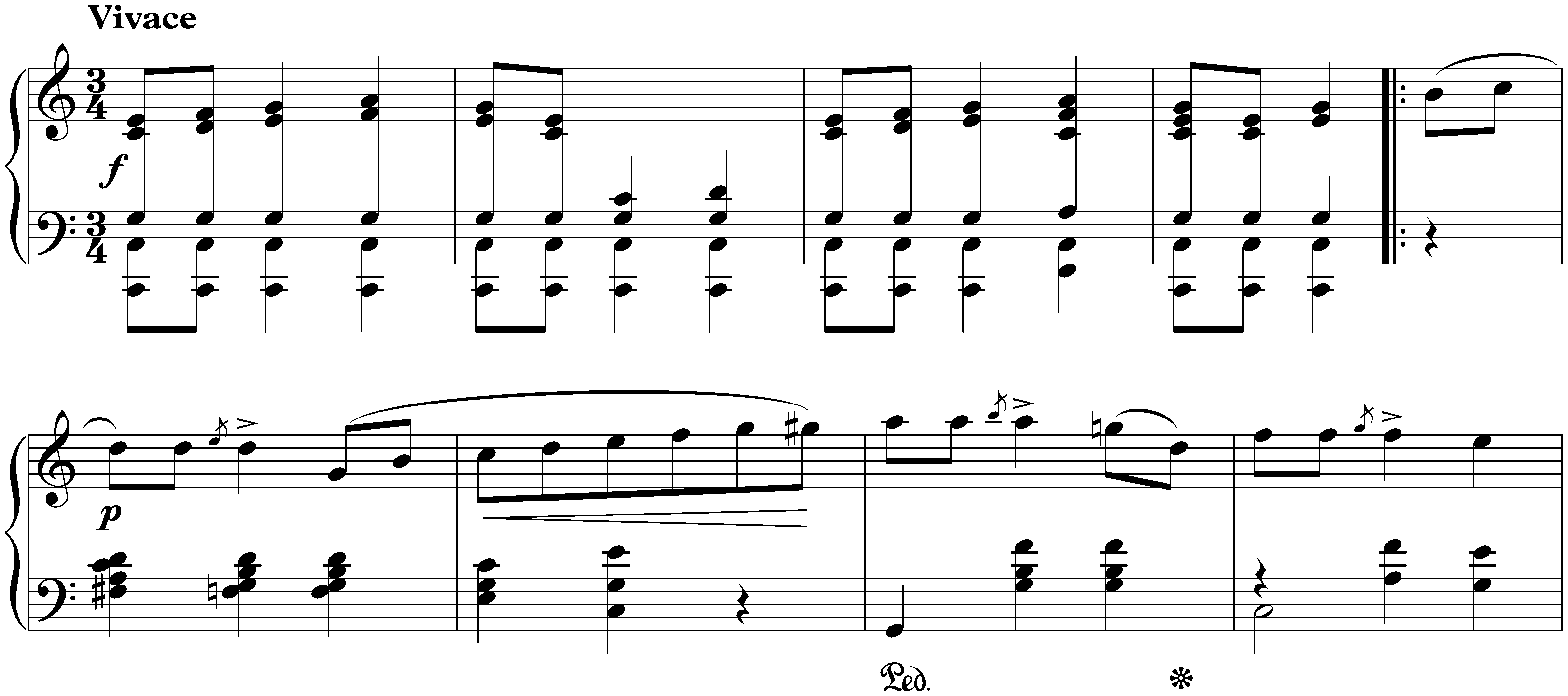 Four Mazurkas, op. 68; 1. C major