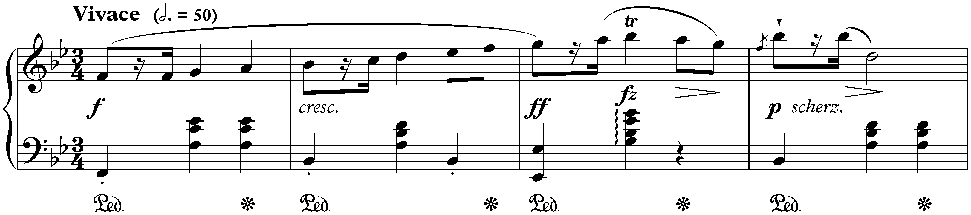 Five Mazurkas, op. 7; 1. B-flat major