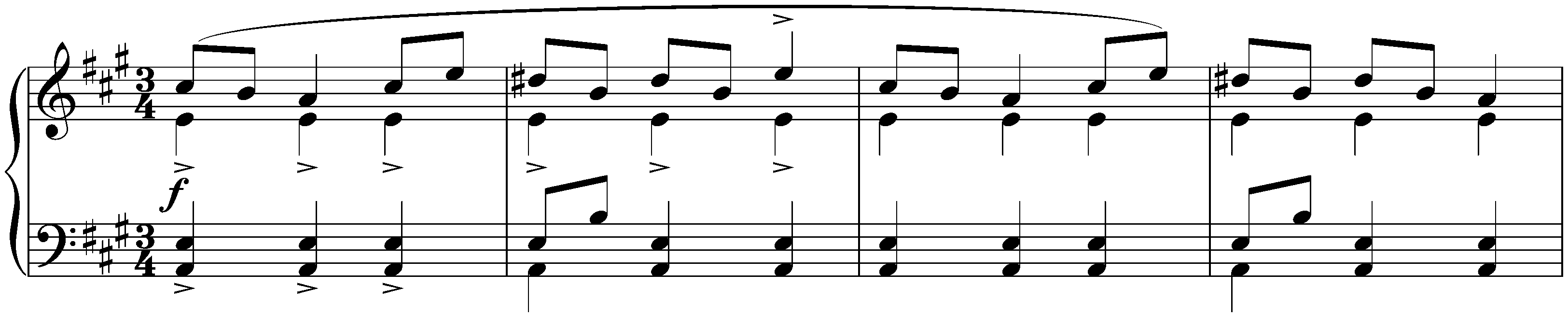 Five Mazurkas, op. 7; 2. A minor (first version)
