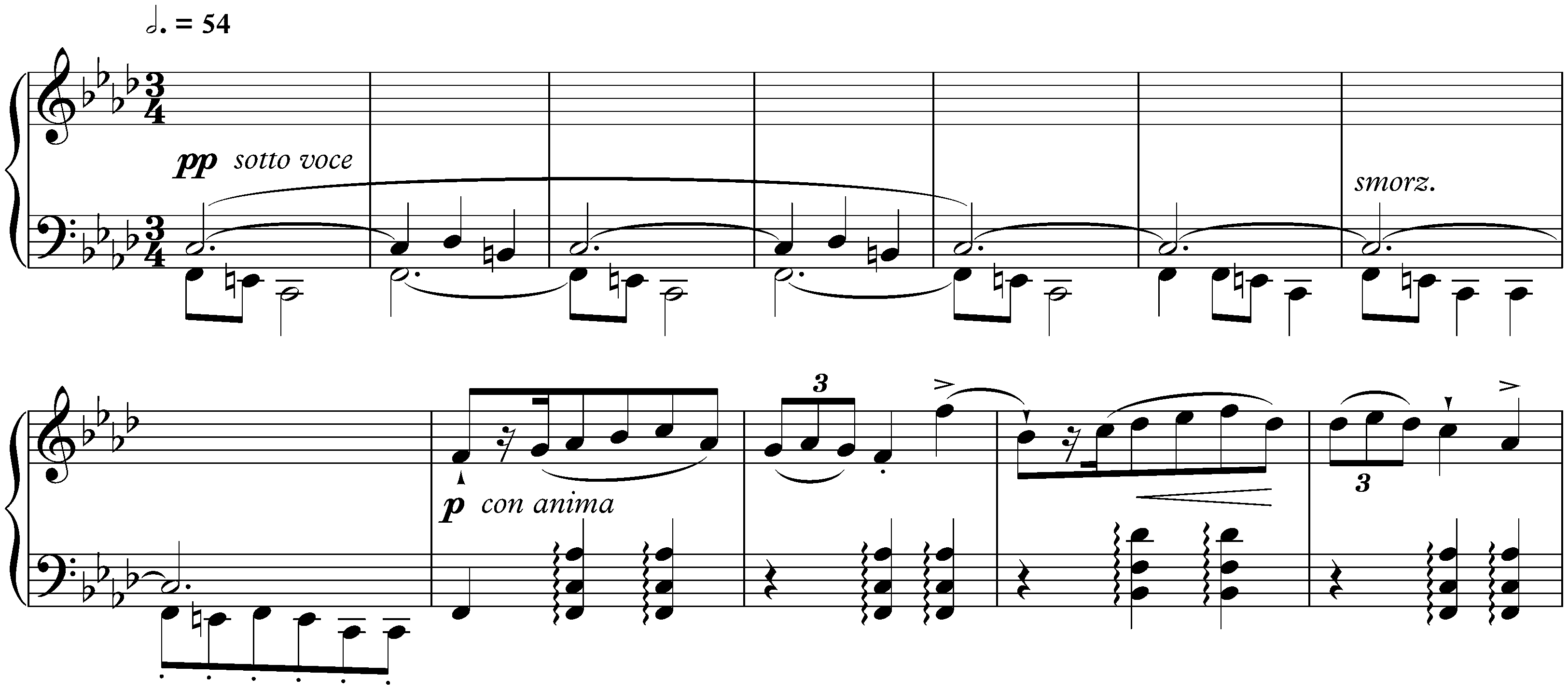 Five Mazurkas, op. 7; 3. F minor