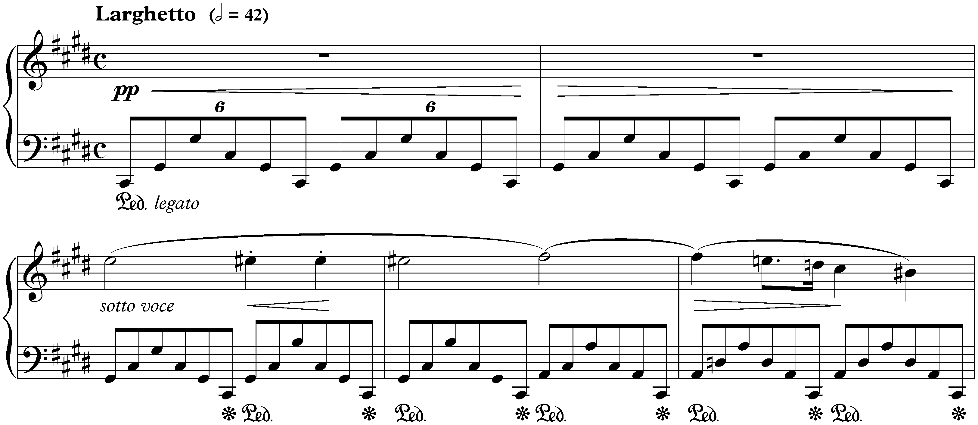 Two Nocturnes, op. 27; 1. C-sharp minor