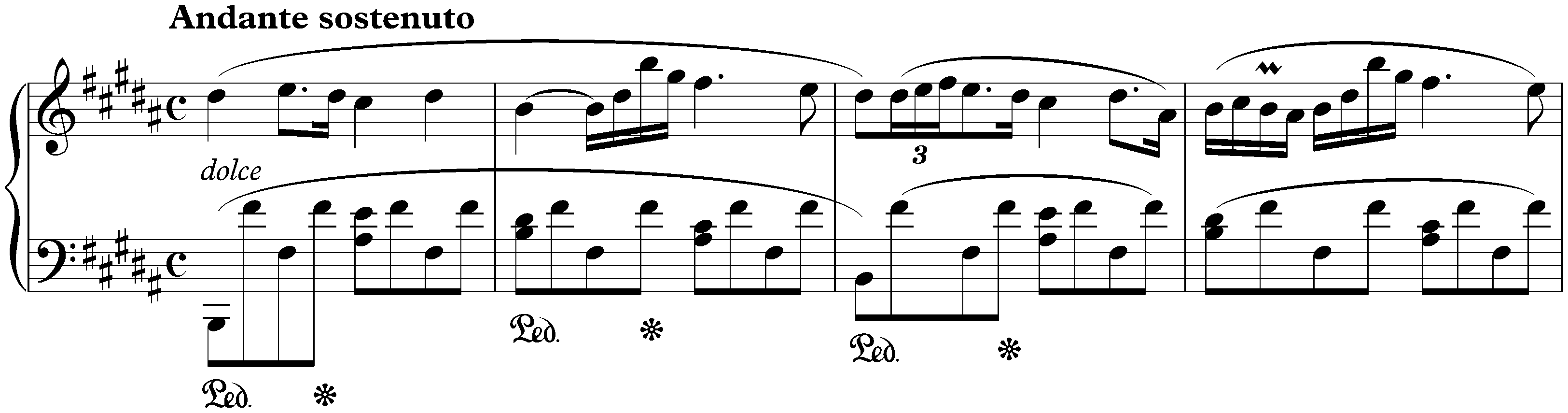 Two Nocturnes, op. 32; 1. B major