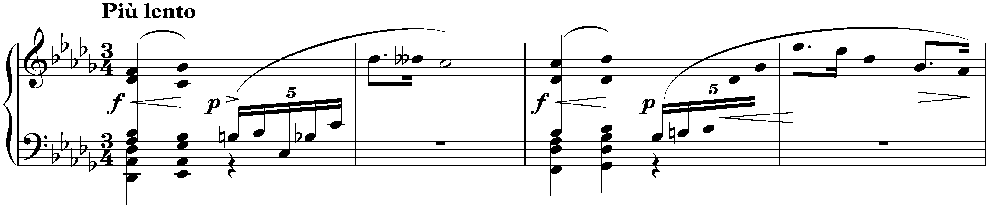 Two Nocturnes, op. 48; 2. F-sharp minor
