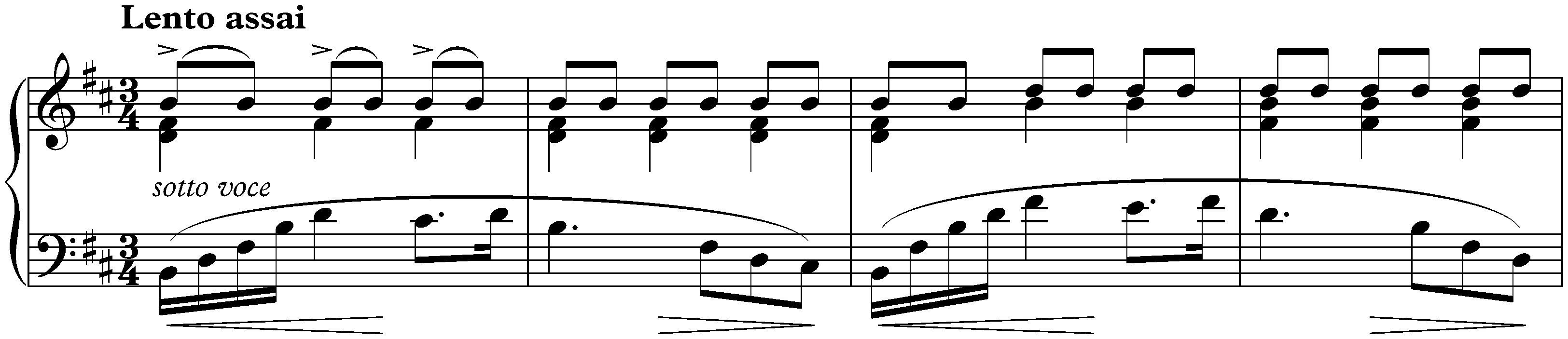 Twenty-four Préludes, op. 28; 6. B minor