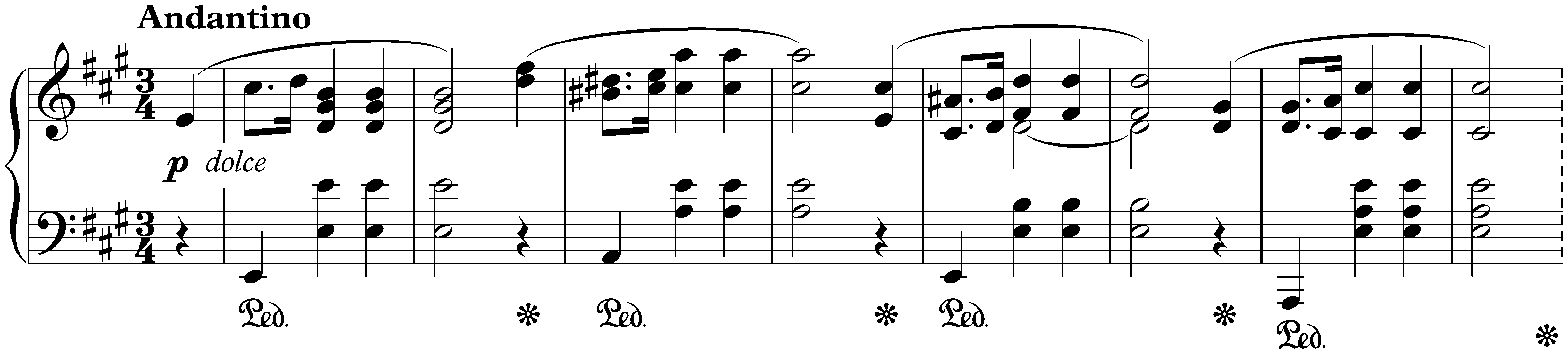 Twenty-four Préludes, op. 28; 7. A major