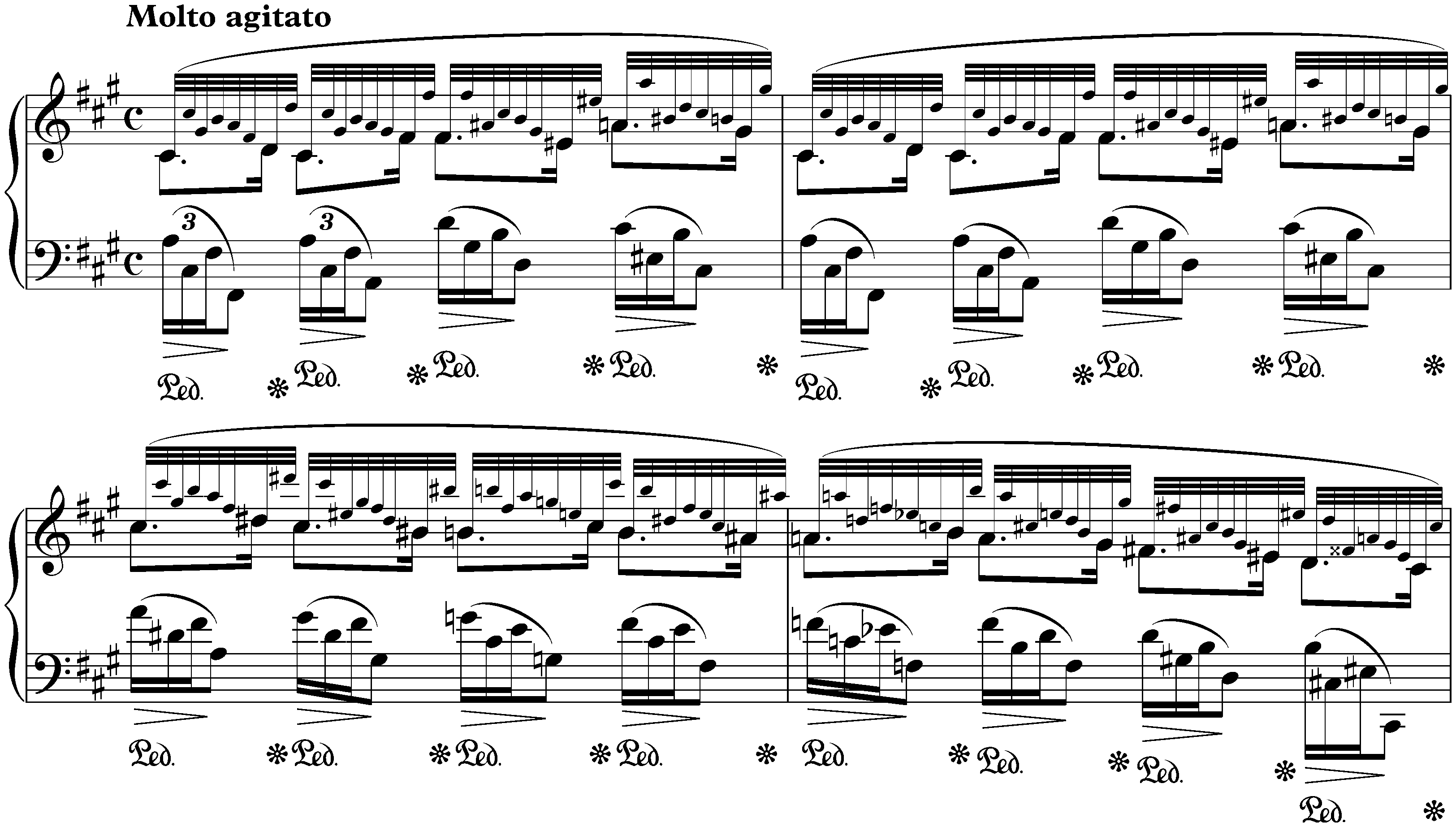 Twenty-four Préludes, op. 28; 8. F-sharp minor