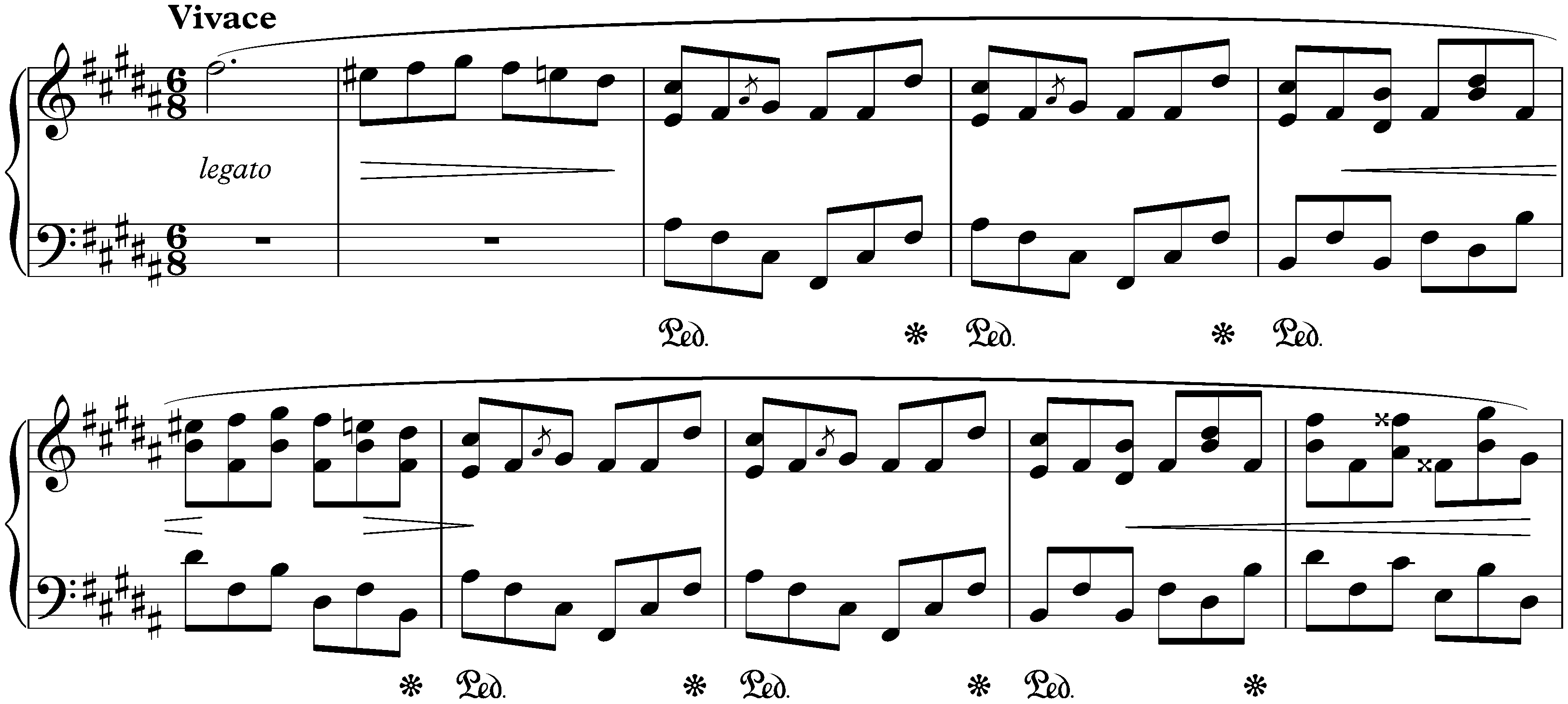 Twenty-four Préludes, op. 28; 11. B major