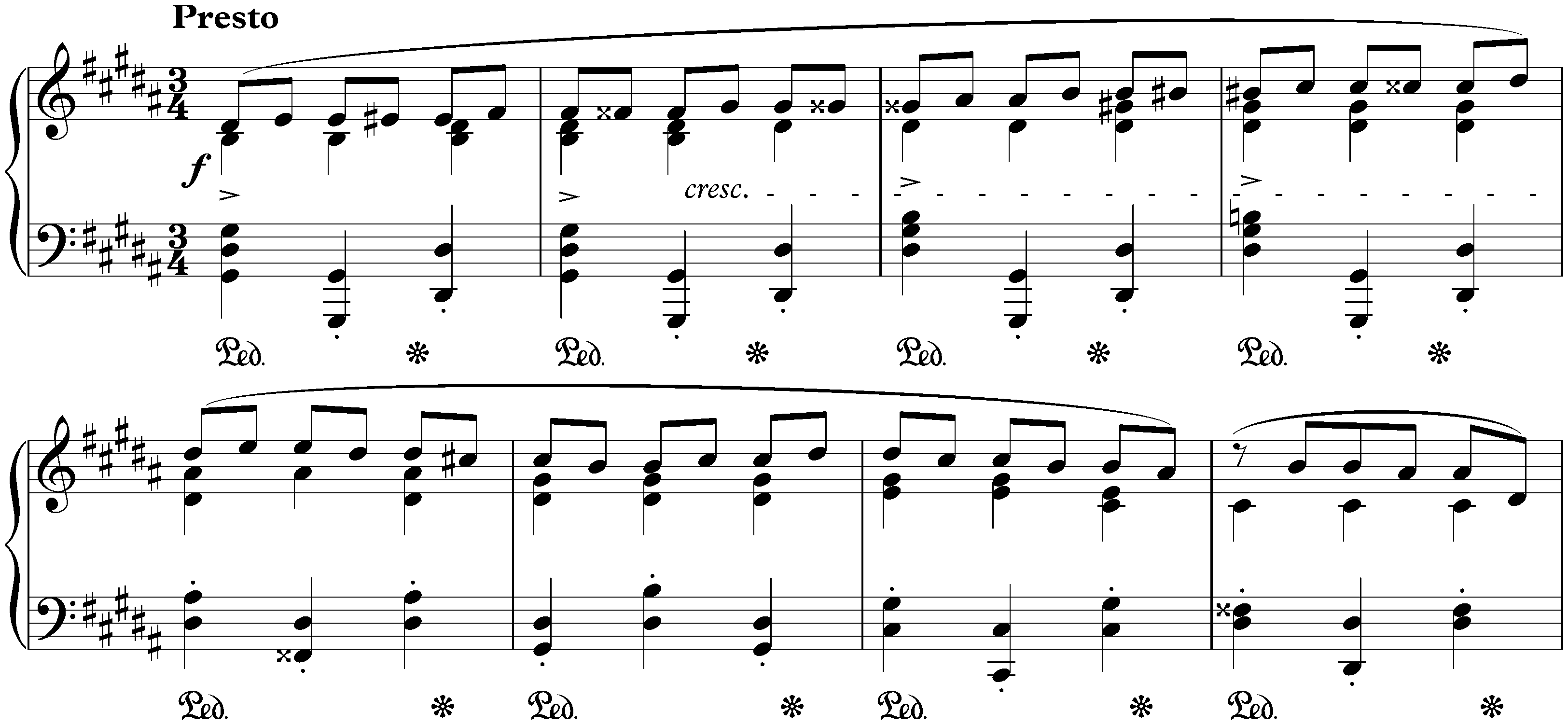 Twenty-four Préludes, op. 28; 12. G-sharp minor