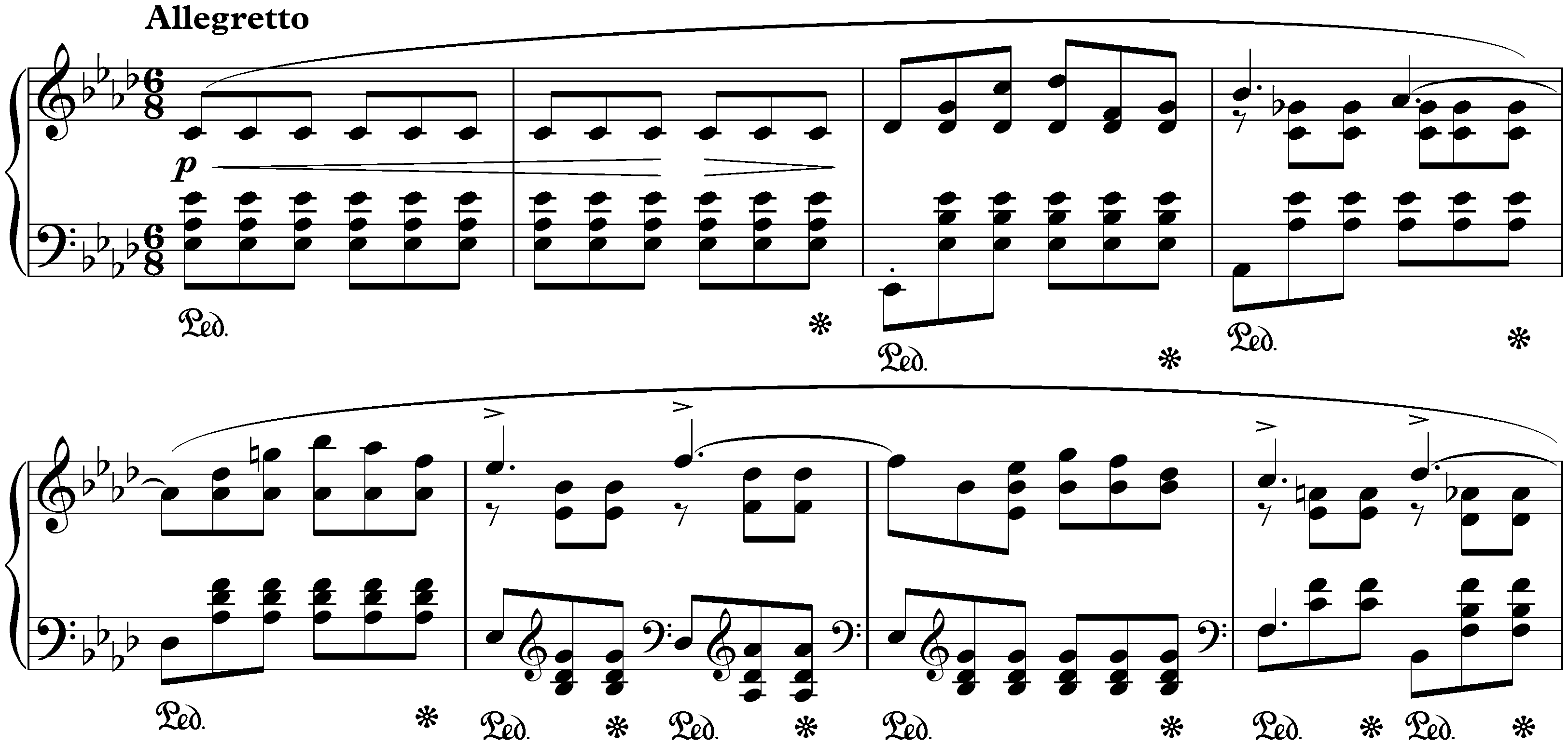 Twenty-four Préludes, op. 28; 17. A-flat major