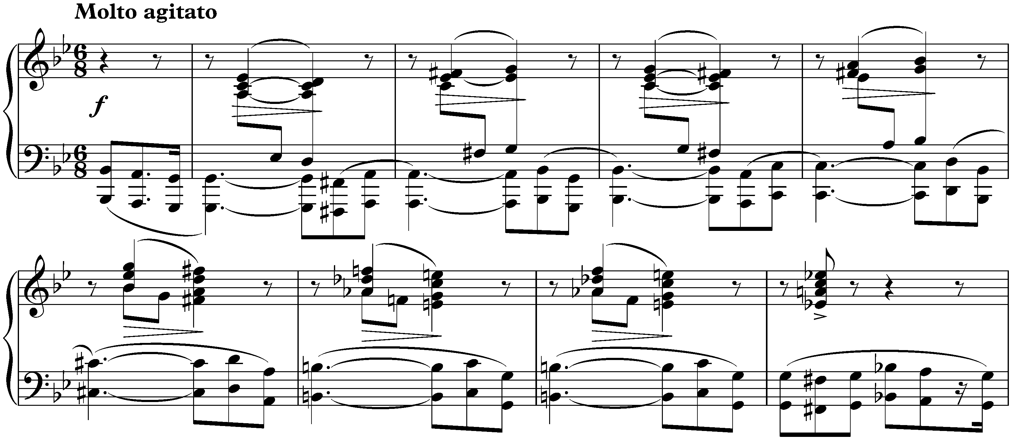 Twenty-four Préludes, op. 28; 22. G minor