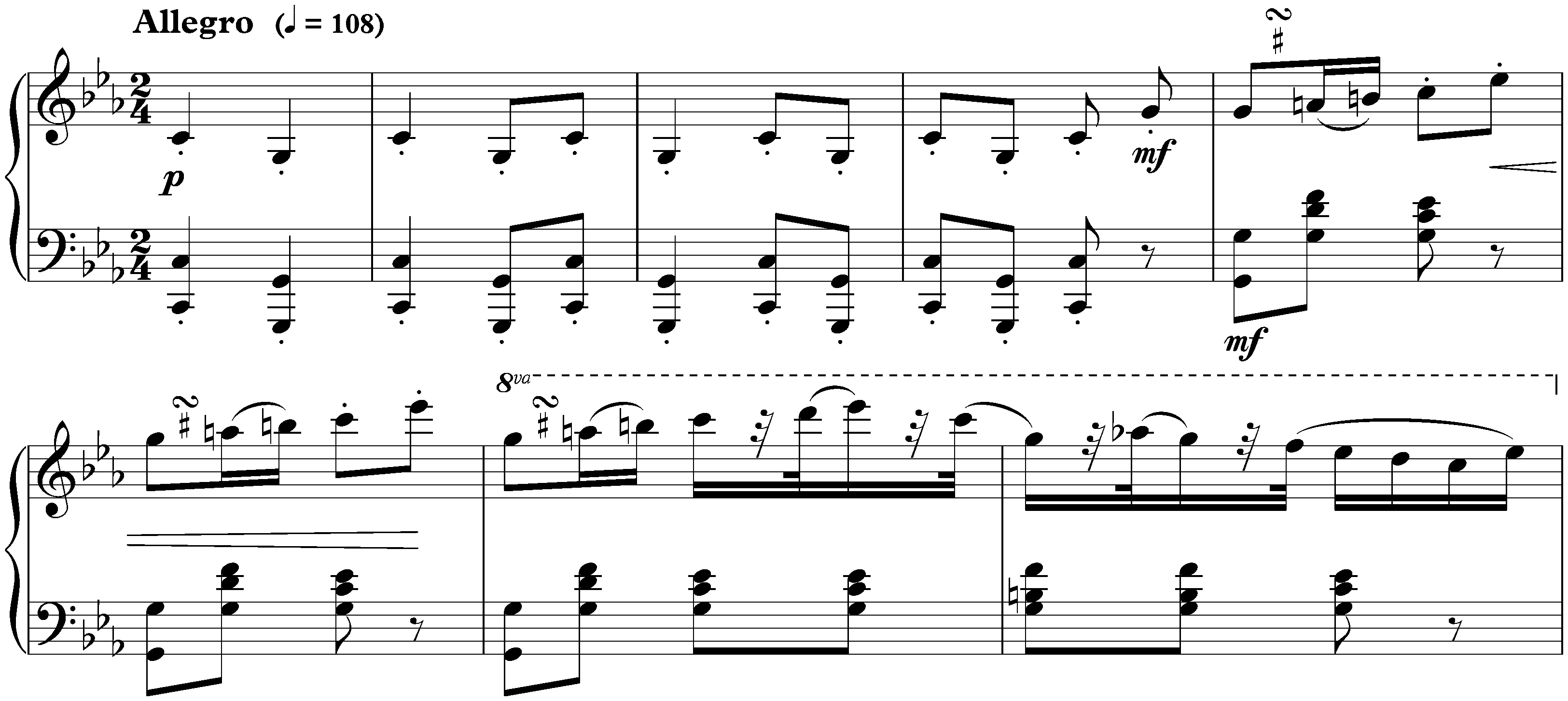 Rondo in C minor, op. 1