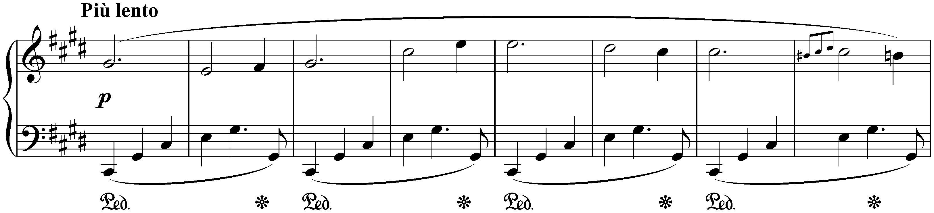 Scherzo no. 4 in E major, op. 54