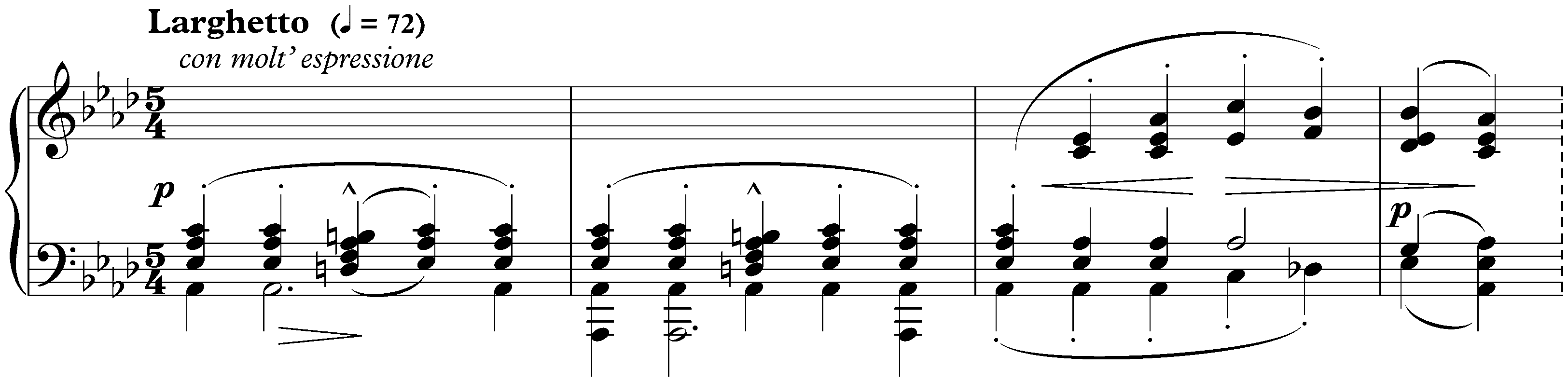 Sonata no. 1 in C minor, op. 4; 3. Larghetto