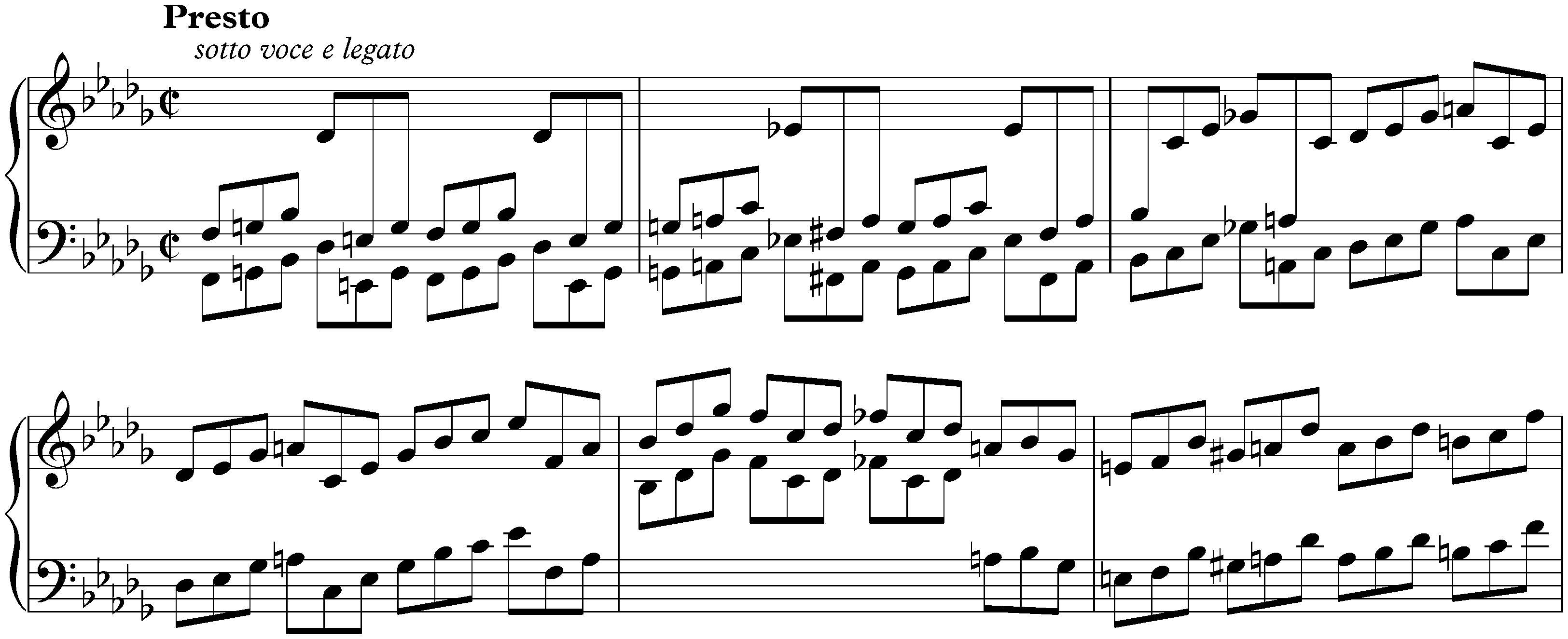 Sonata no. 2 in B-flat minor, op. 35; 4. Presto