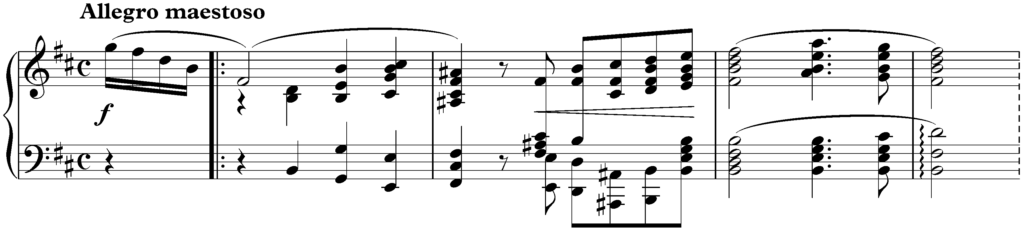 Sonata no. 3 in B minor, op. 58; 1. Allegro maestoso