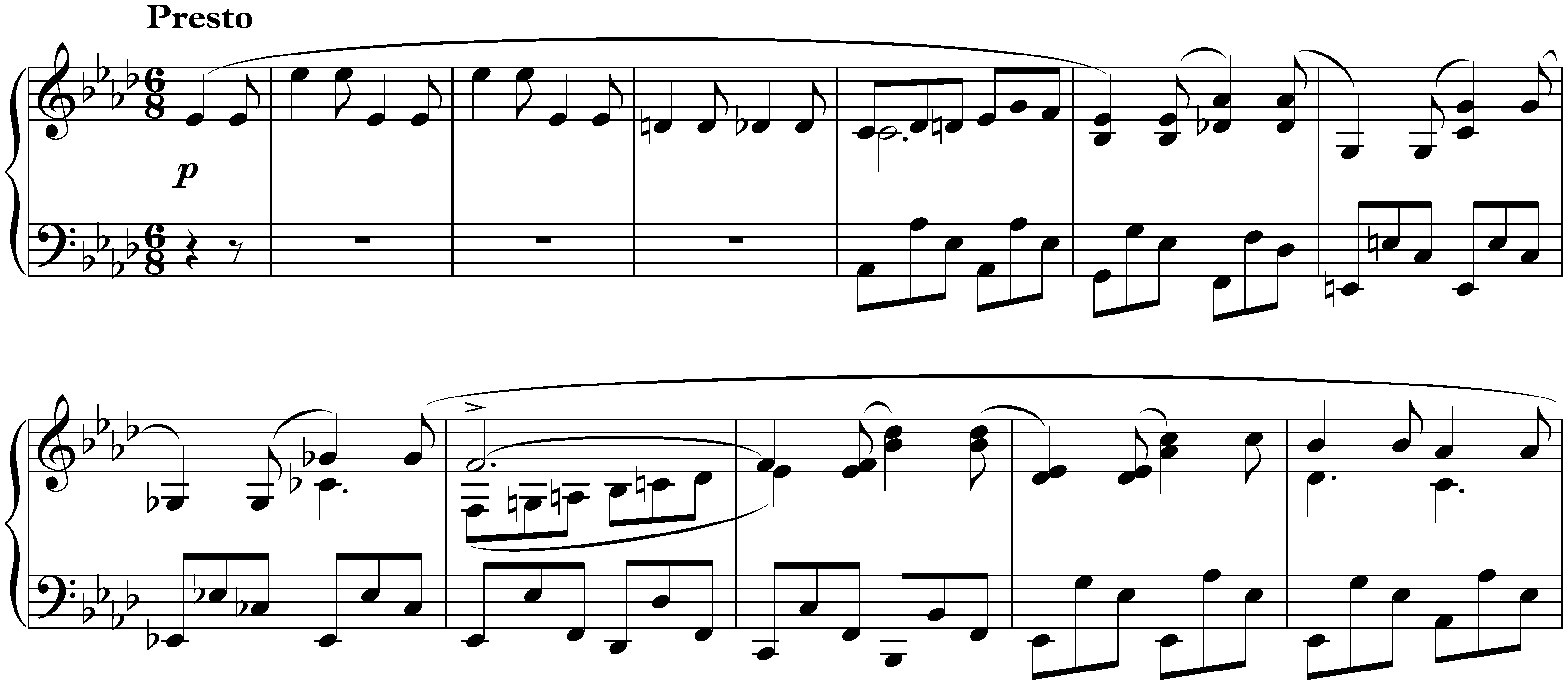 Tarantelle in A-flat major, op. 43