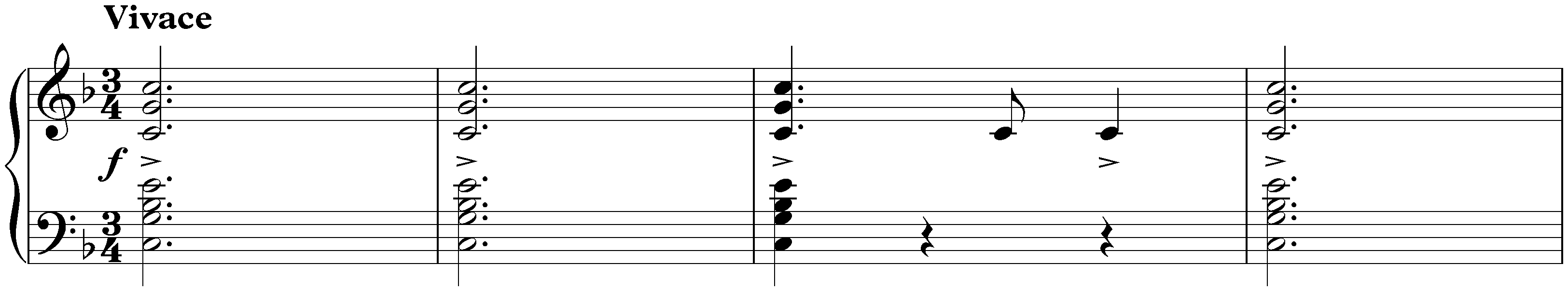 Three Valses, op. 34; 3. F major