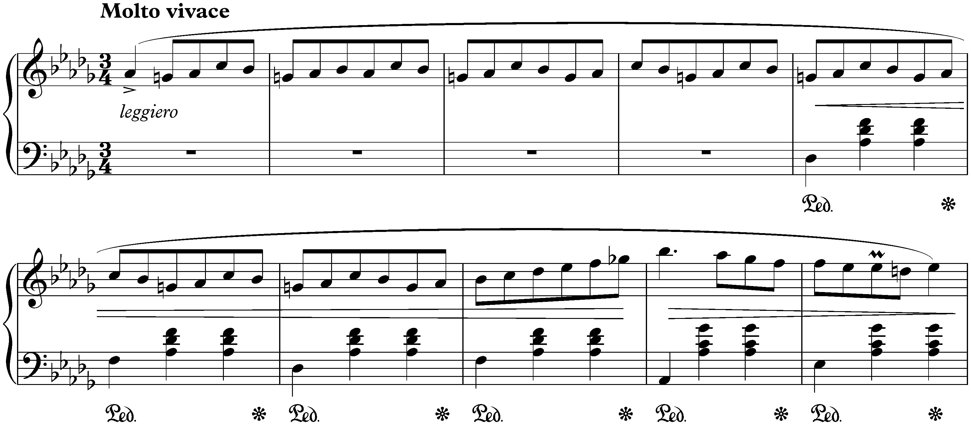 Three Valses, op. 64; 1. D-flat major