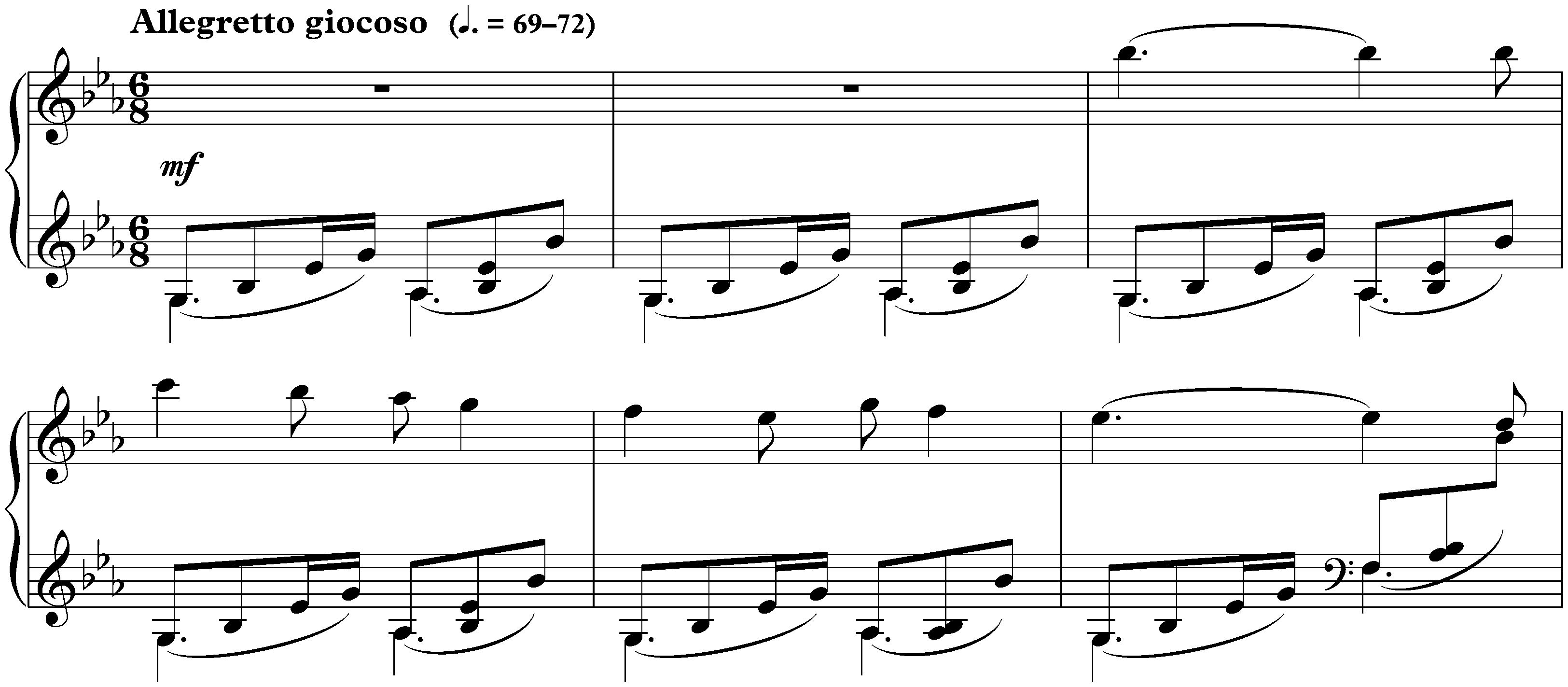 Barcarolle no. 12 in E-flat major, op. 106bis