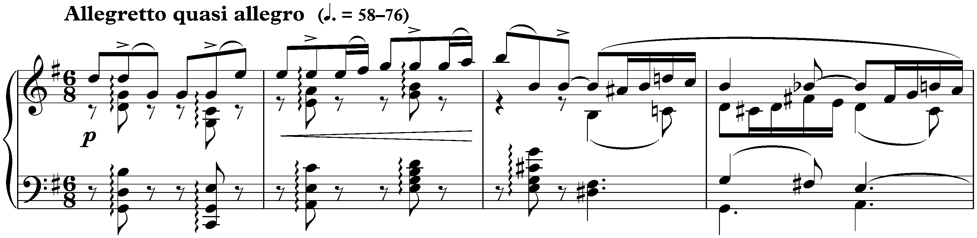 Barcarolle no. 2 in G major, op. 41