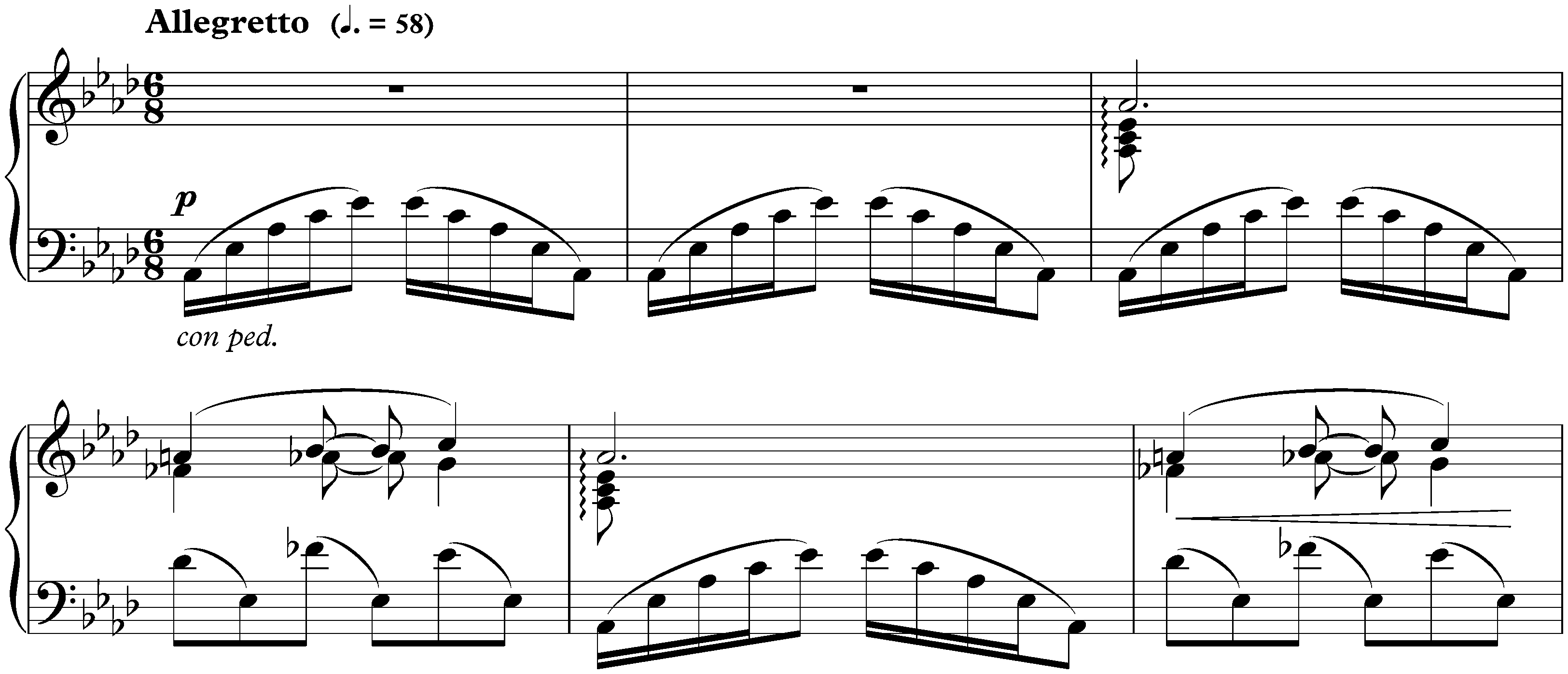 Barcarolle no. 4 in A-flat major, op. 44