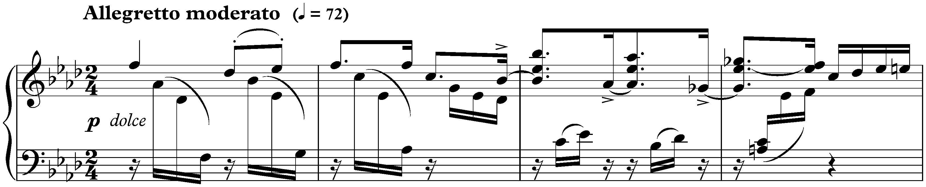 Pièces brèves, op. 84; 2. Fantaisie in A-flat major