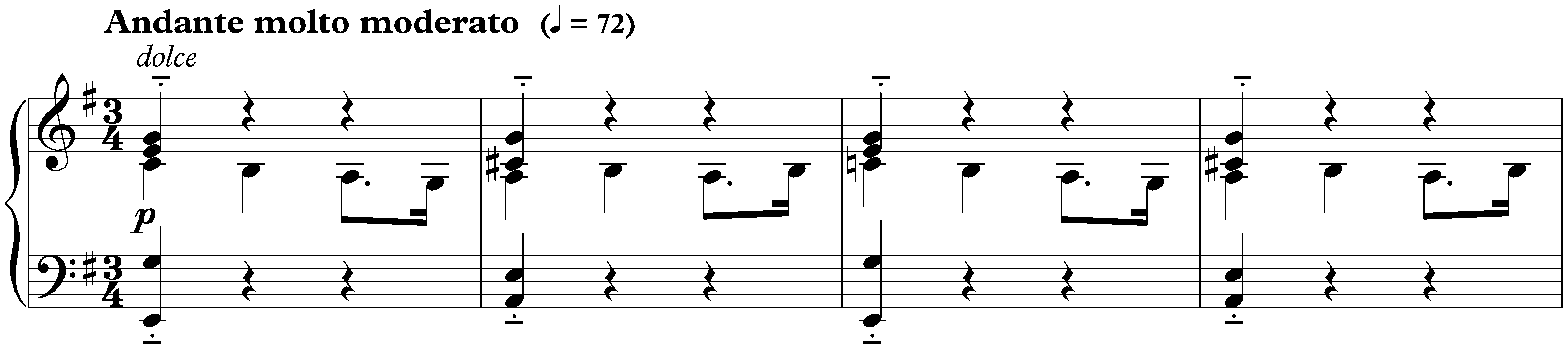 Pièces brèves, op. 84; 4. Adagietto in E minor