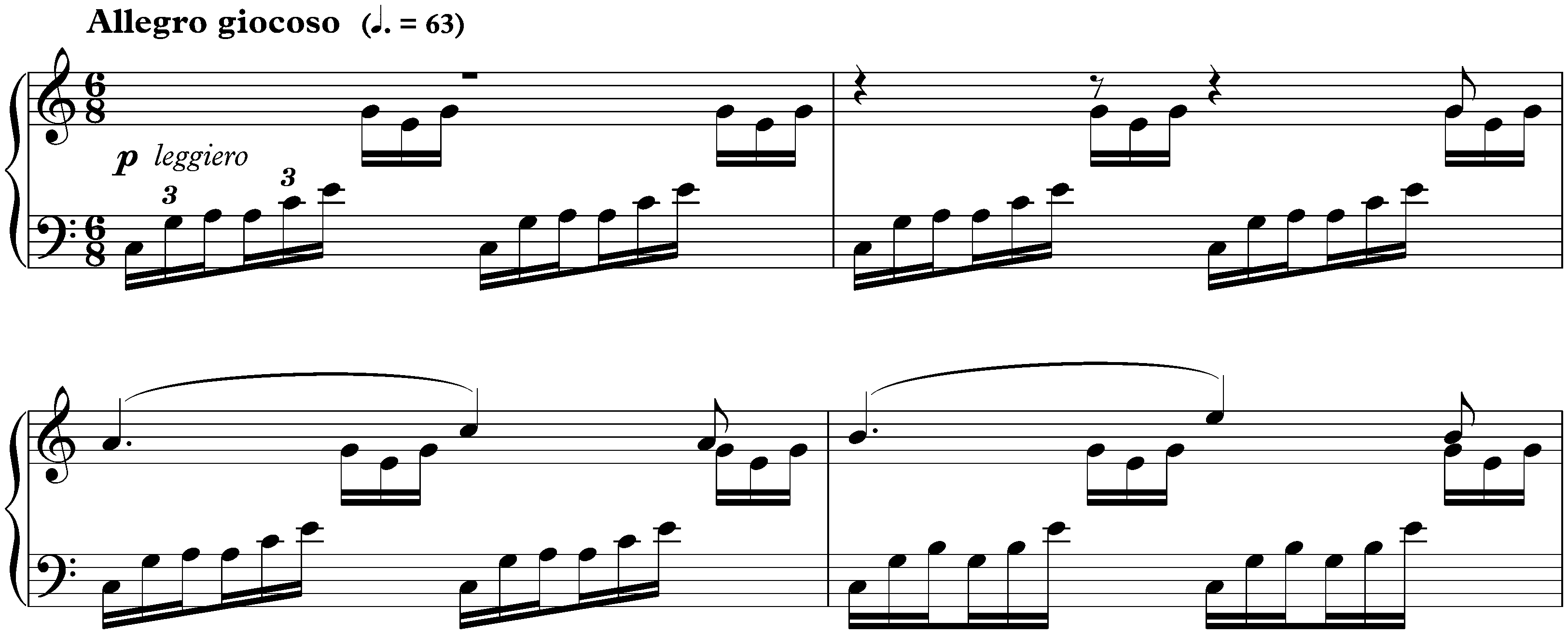 Pièces brèves, op. 84; 7. Allegresse in C major