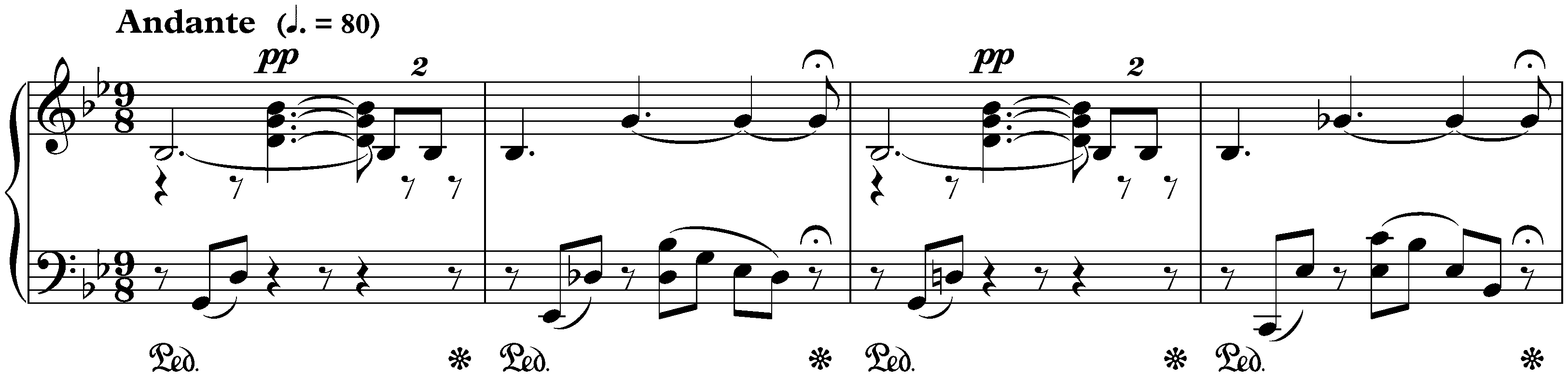 Neuf Préludes, op. 103; 3. G minor
