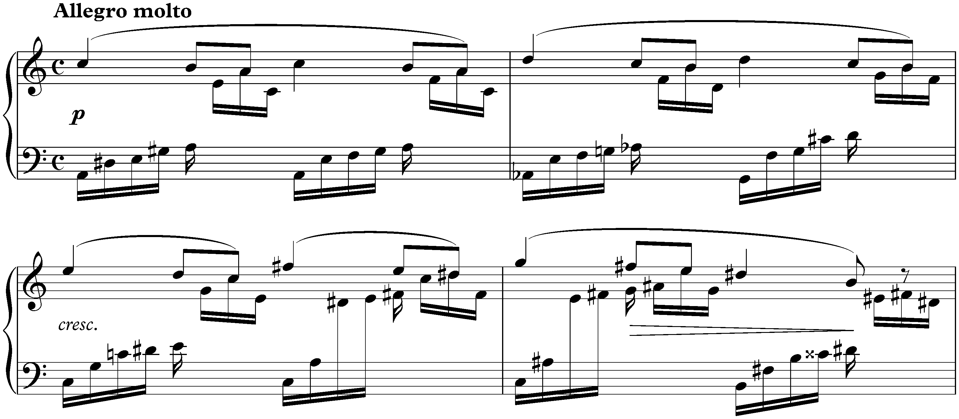 Trois Romances sans paroles, op. 17; 2. A minor