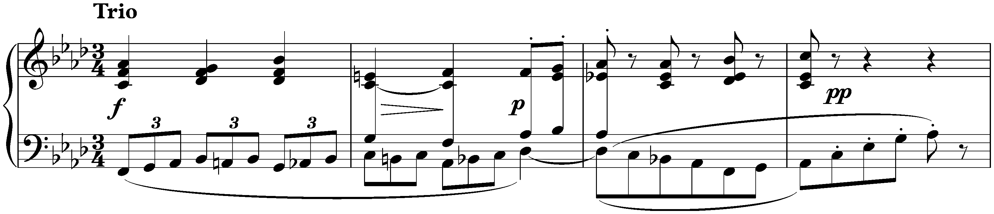 Sonata in F major; 2. Menuet: Tempo di menuetto