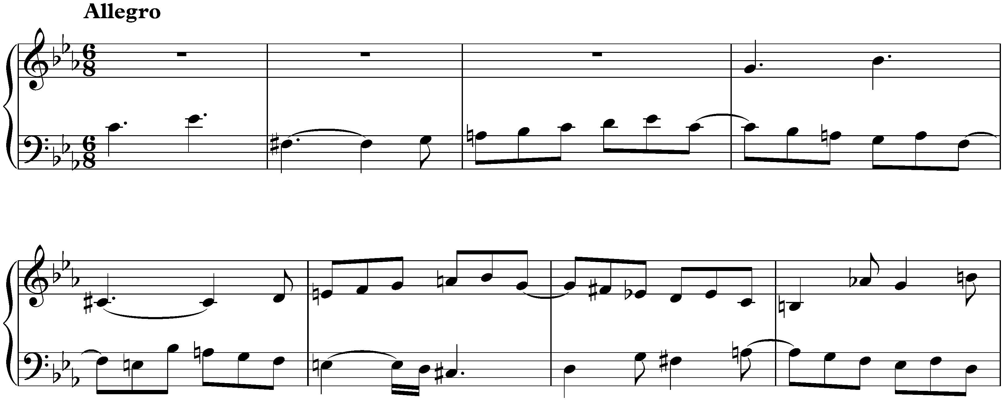Seven Fugues, EG 184a–g; 1. Fugue in C minor