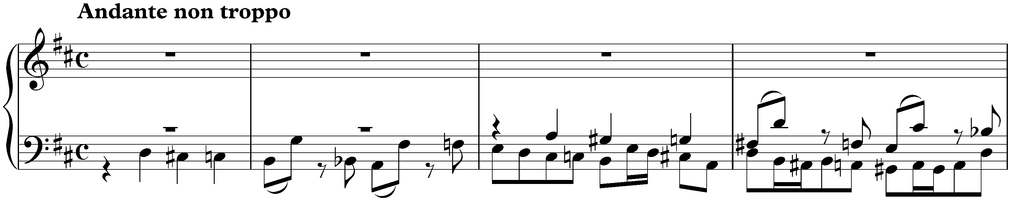 Seven Fugues, EG 184a–g; 3. Fugue in D major