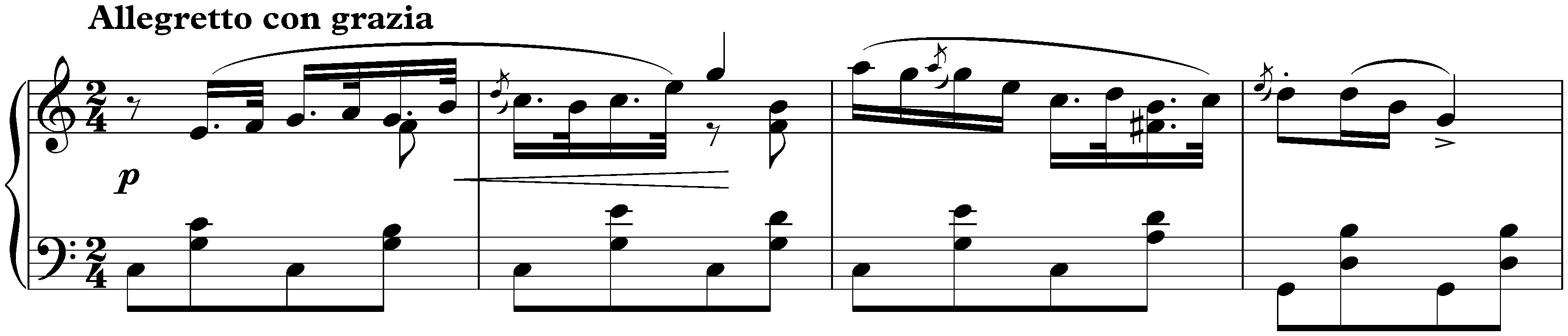 Humoresques, op. 6; 3. Allegretto con grazia