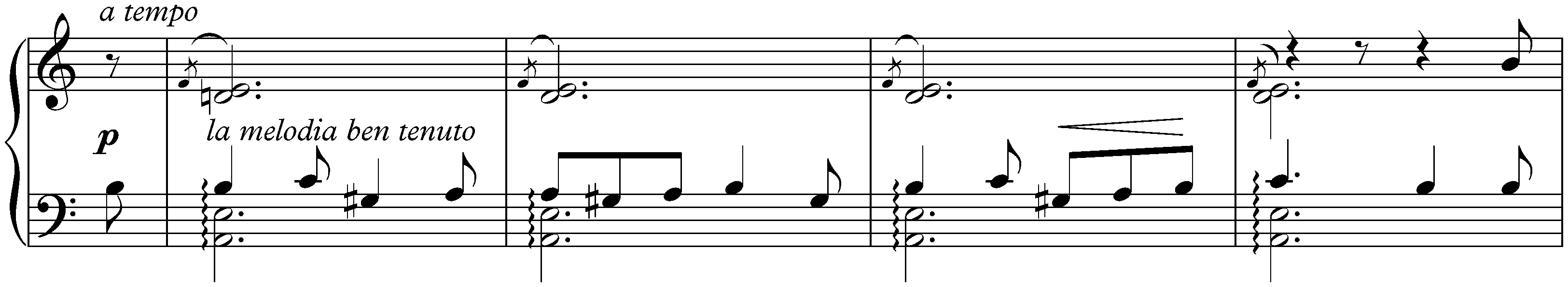 Improvisations on Two Norwegian Folk Songs, op. 29; 1.