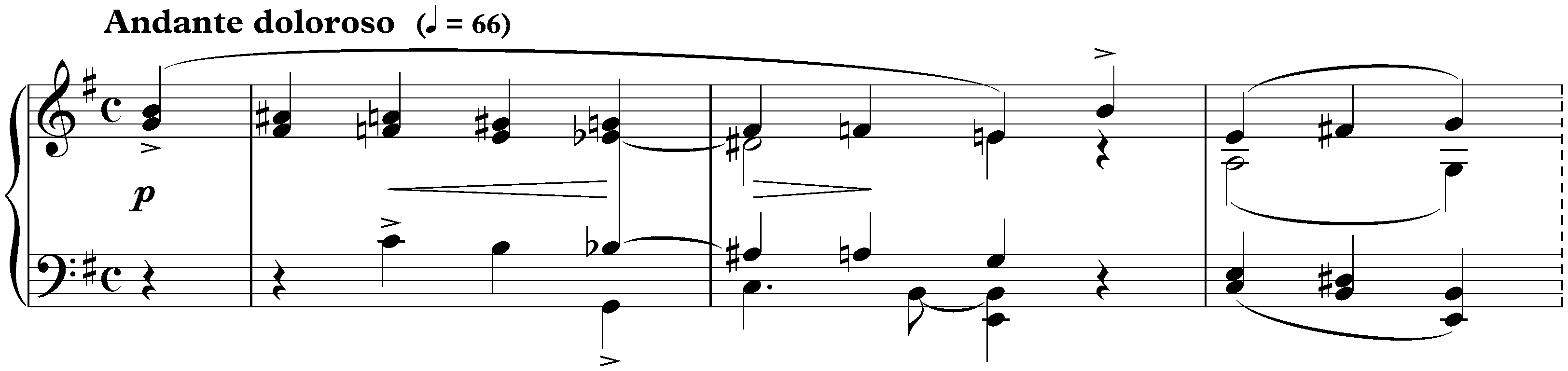 Lyric Pieces, Book 10, op. 71; 6. Gone