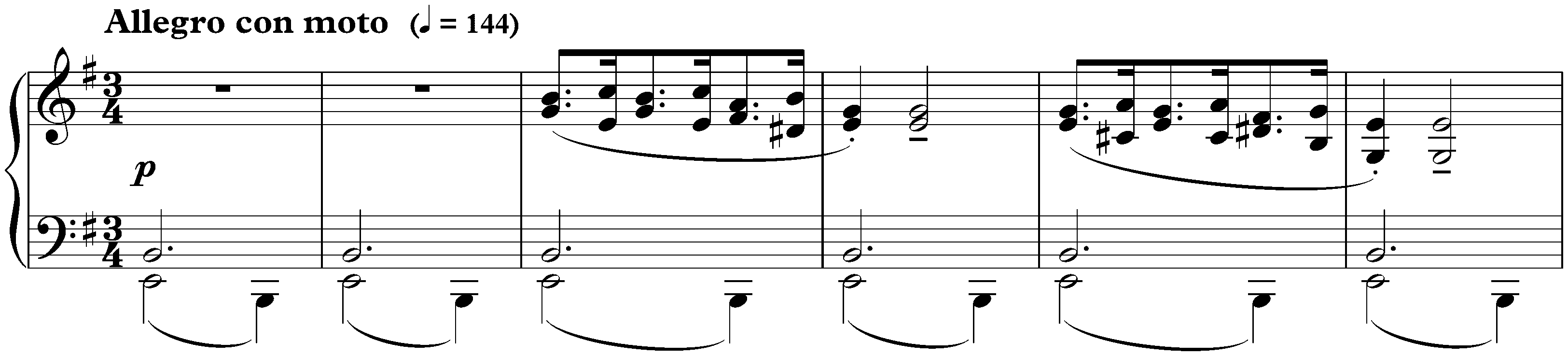 Lyric Pieces, Book 2, op. 38; 2. Folk Song