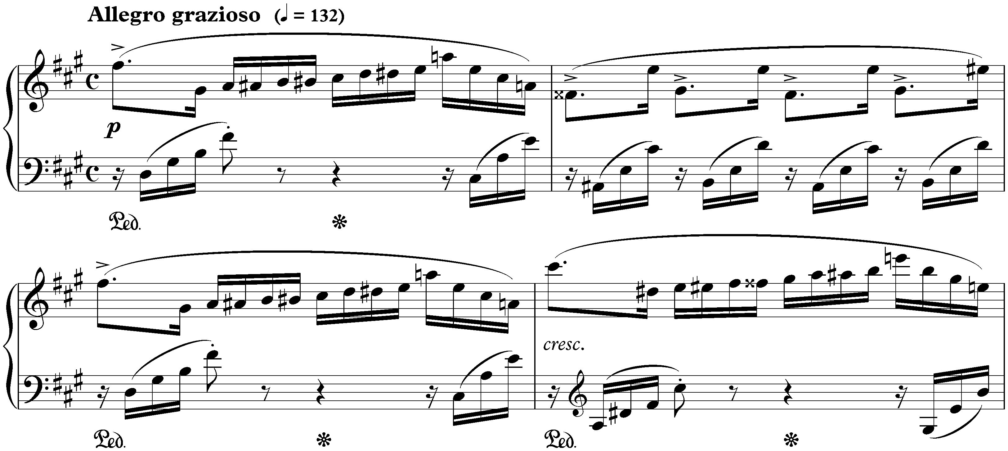 Lyric Pieces, Book 3, op. 43; 1. Butterfly