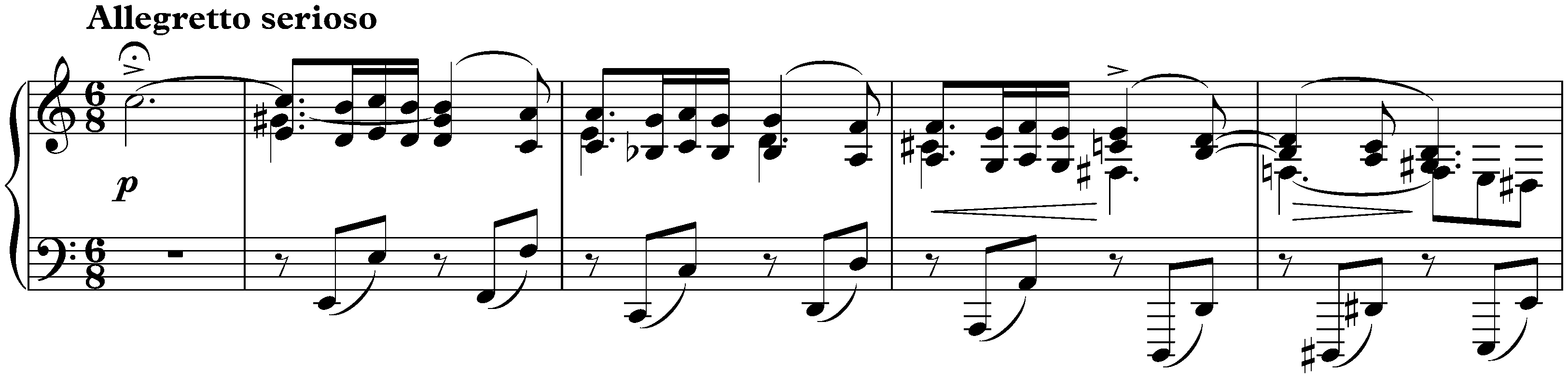 Lyric Pieces, Book 6, op. 57; 3. Illusion