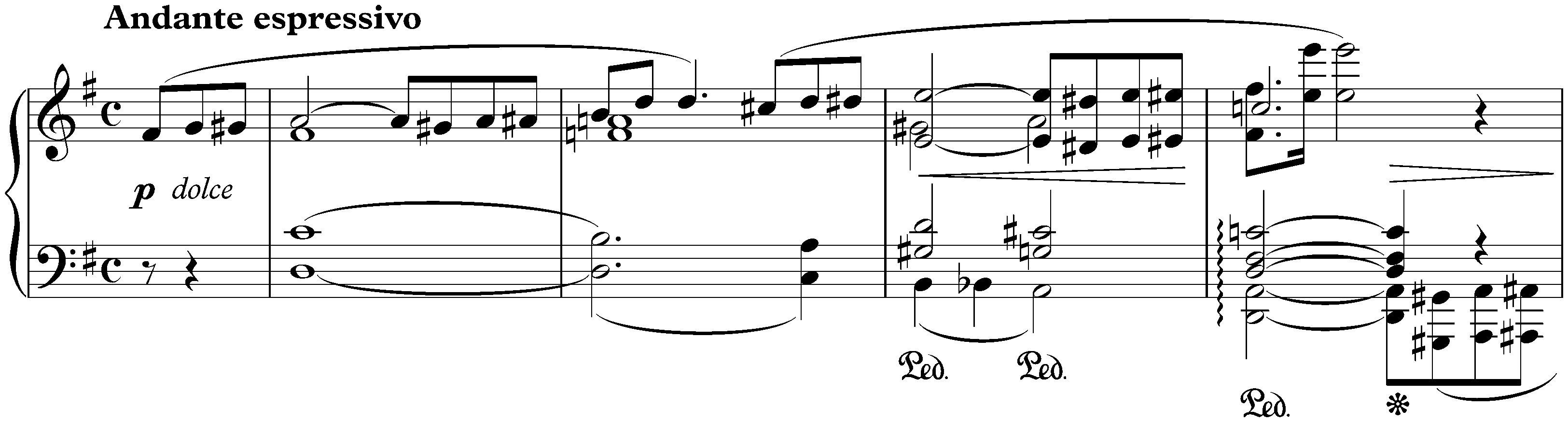 Lyric Pieces, Book 6, op. 57; 4. Secret