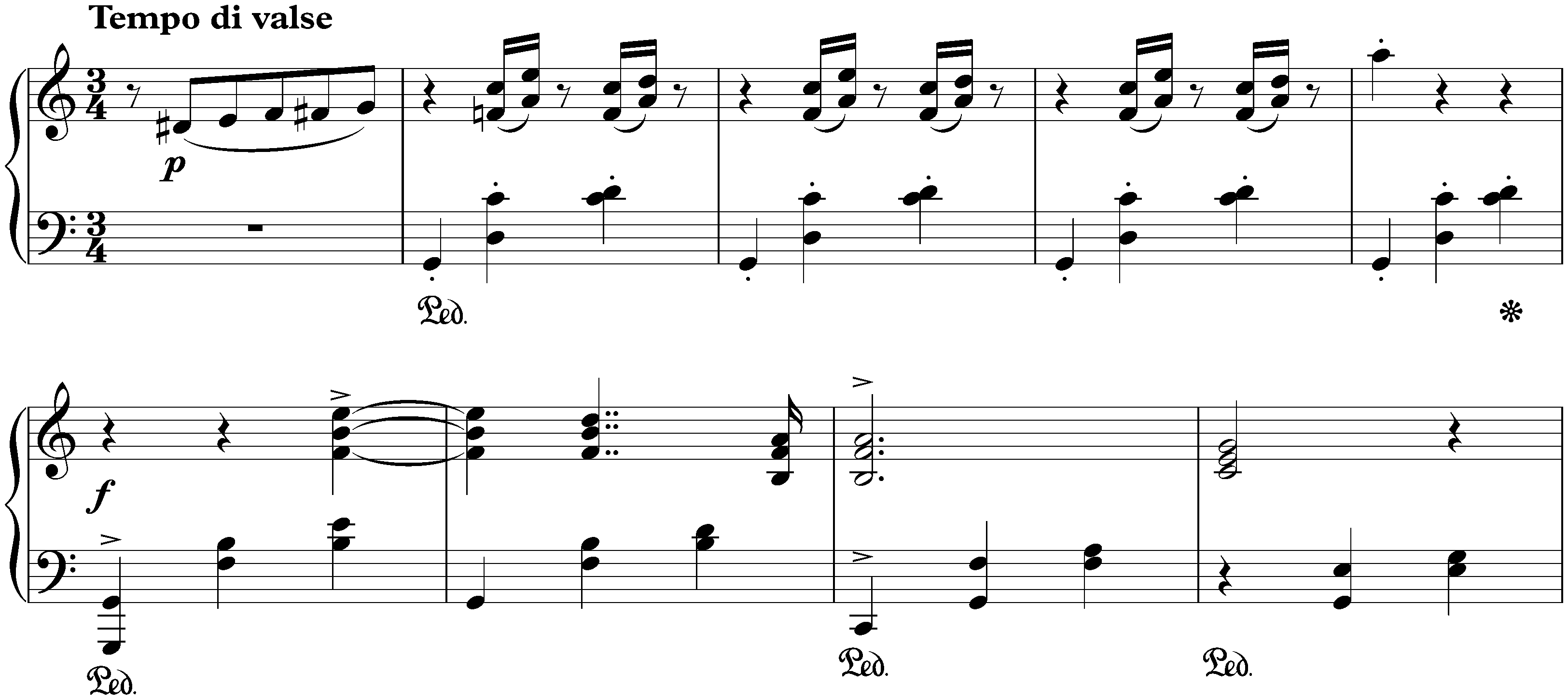 Lyric Pieces, Book 6, op. 57; 5. She Dances