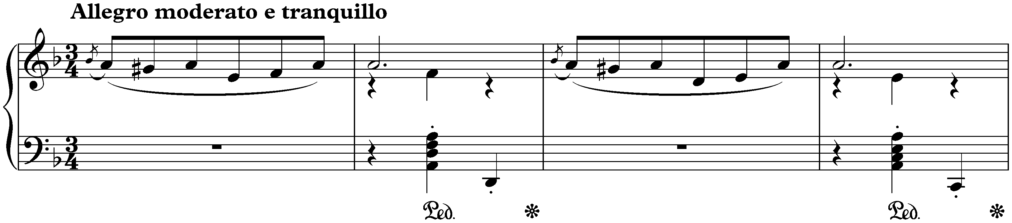 Lyric Pieces, Book 8, op. 65; 1. From Early Years