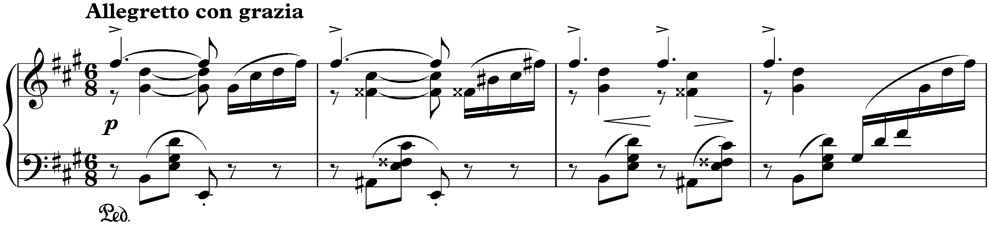 Lyric Pieces, Book 8, op. 65; 4. Salon