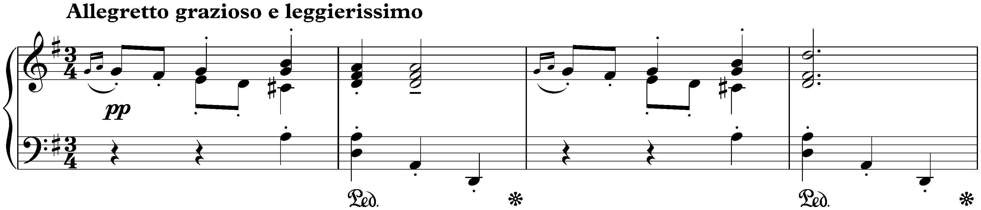 Lyric Pieces, Book 9, op. 68; 2. Grandmother’s Minuet