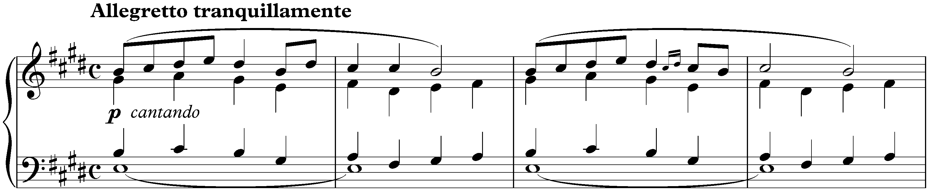 Lyric Pieces, Book 9, op. 68; 5. At the Cradle