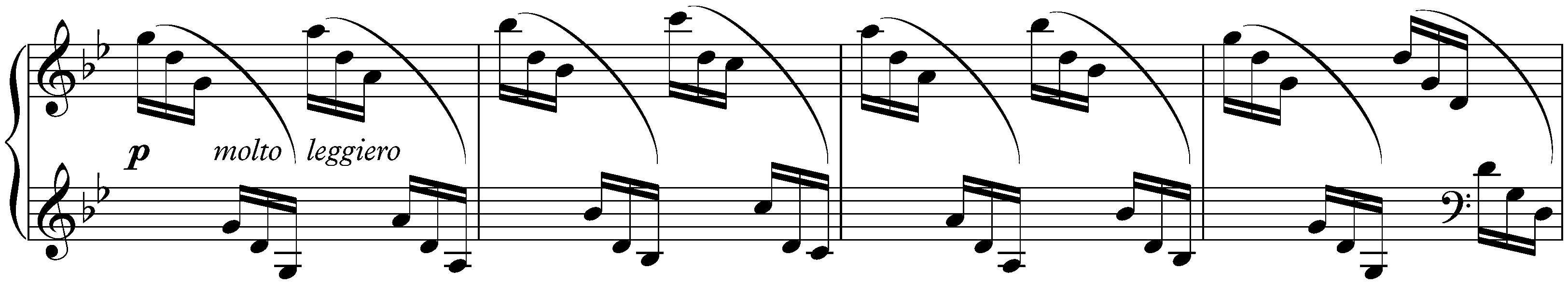 Three Pieces, EG 110–112; 1. White Clouds, EG 110