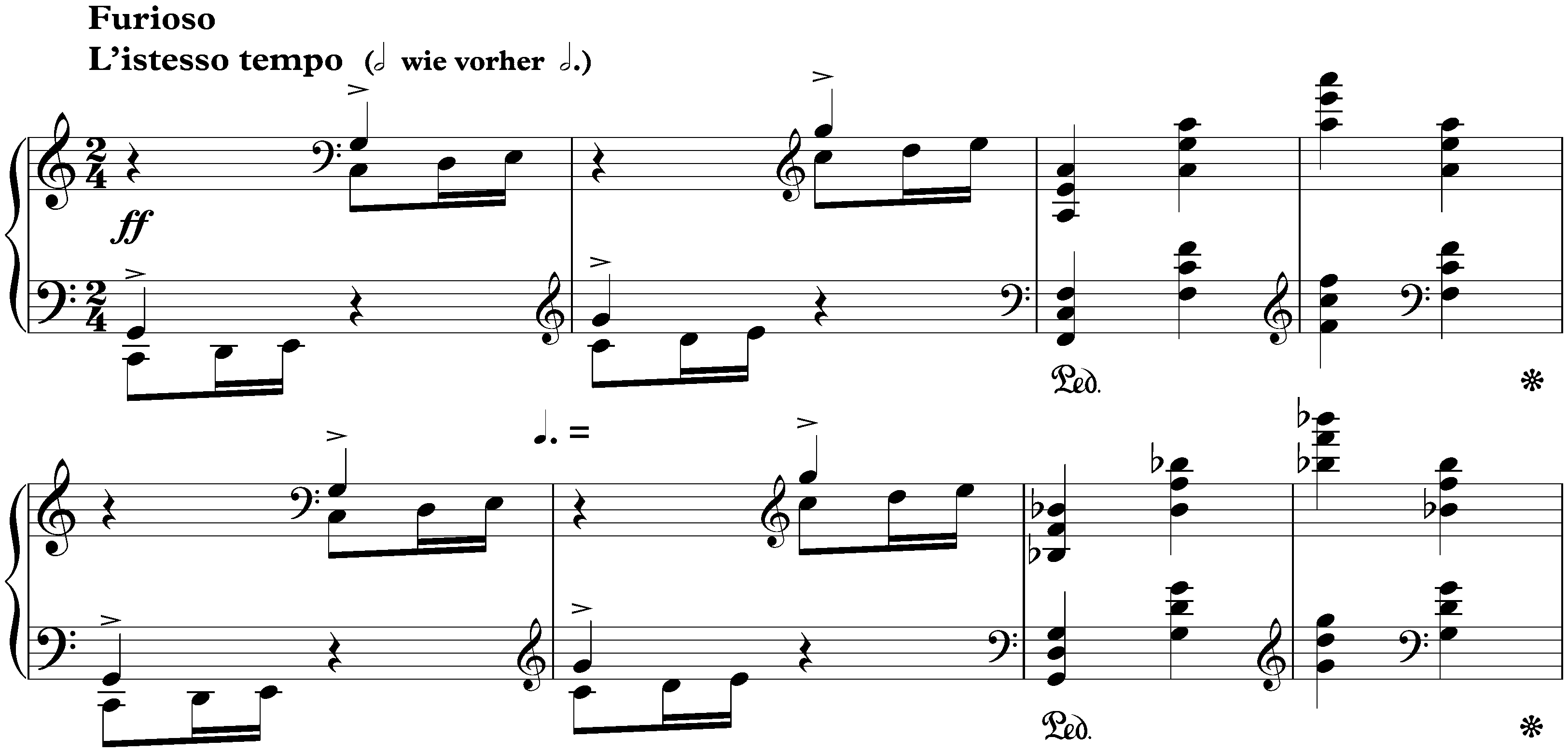 Three Pieces, EG 110–112; 3. In the Whirl of the Dance, EG 112