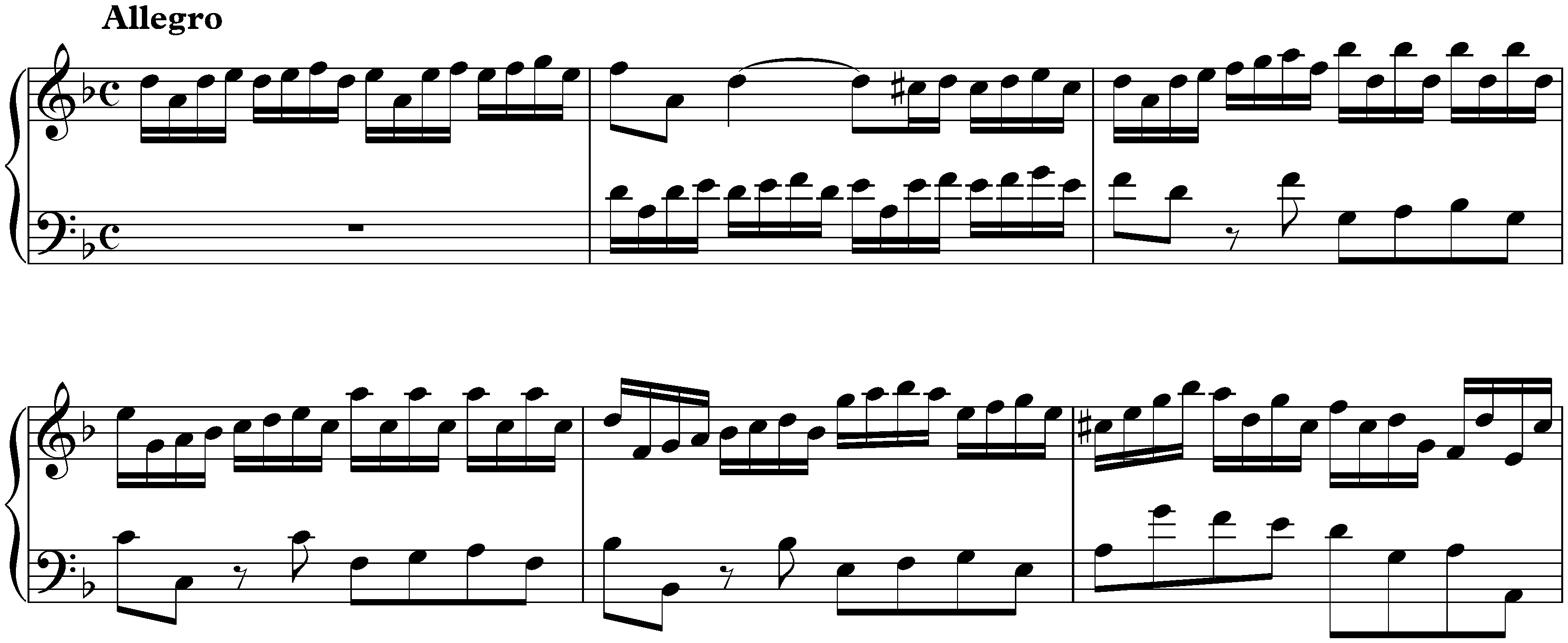 Allegro in D minor, HWV 475