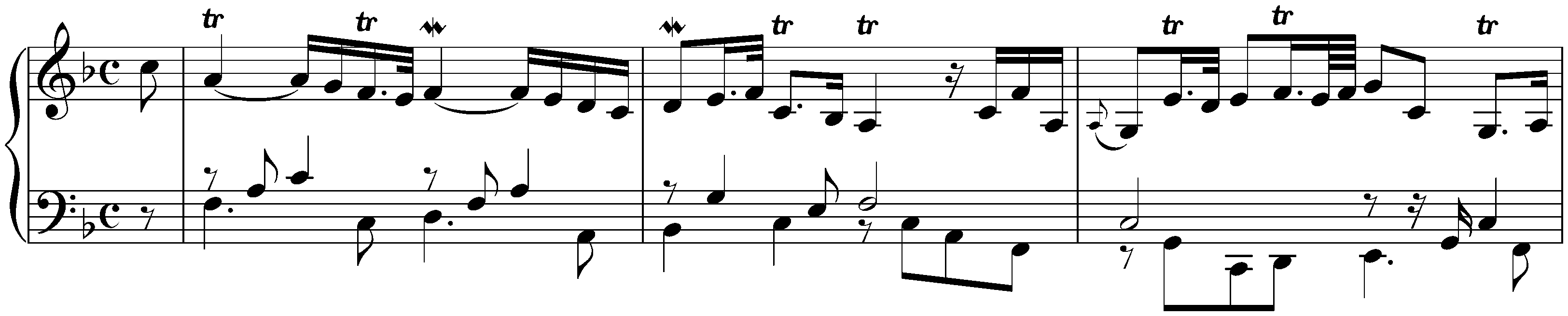 Allemande in F major, HWV 476